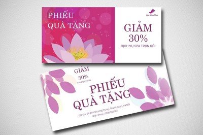 Phiếu quà tặng Spa