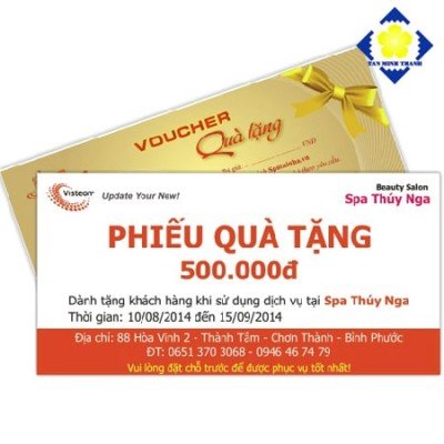 Phiếu quà tặng spa thuynga